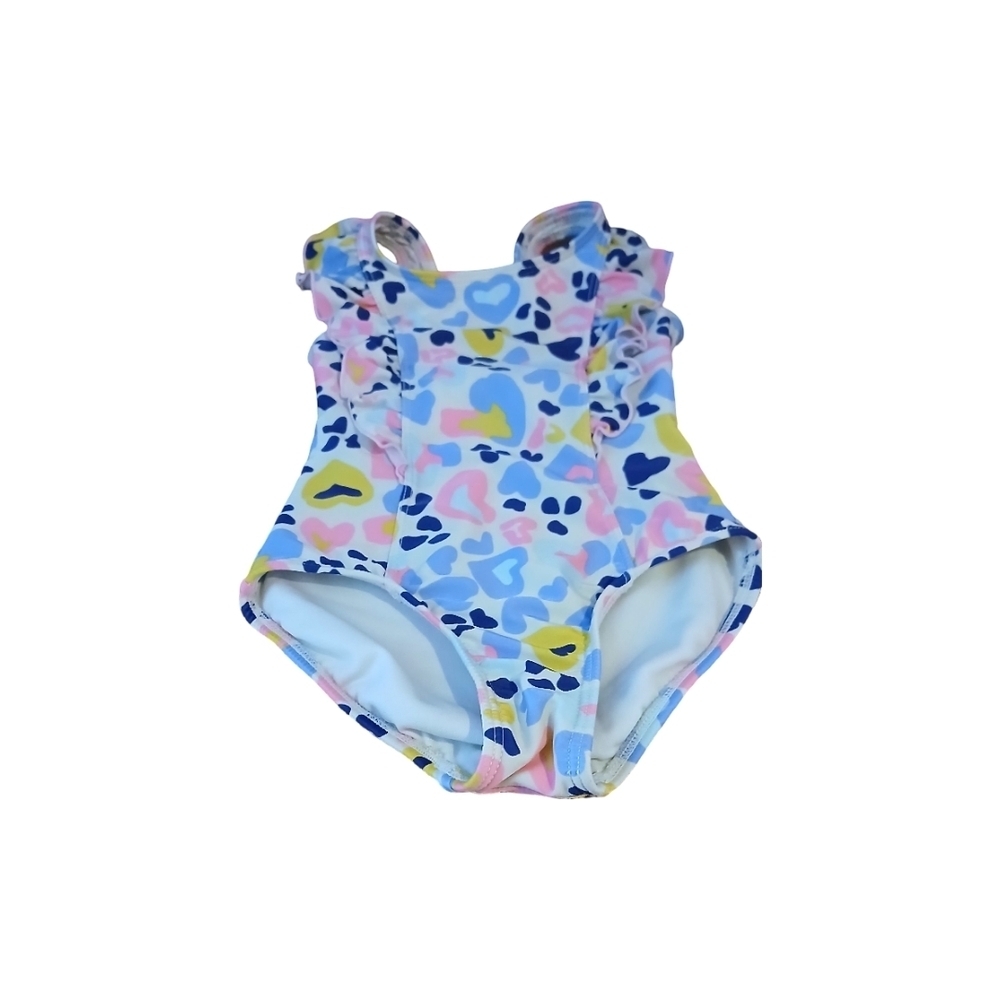 🔥Cat & Jack Girl Swimsuit with Ruffles Size 4/5 🔥5$ If You Get Bundle🔥